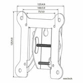 TV Mount Haeger WB-T27.020A 13" - 27"
